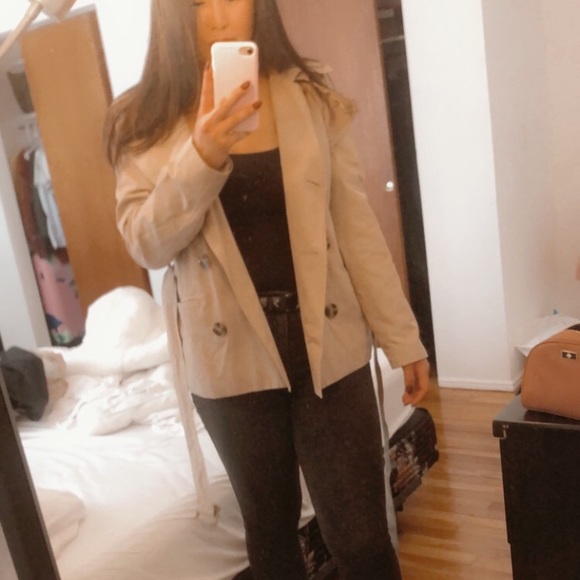 Forever 21 Jackets & Blazers - Forever21 Camel Trench Coat